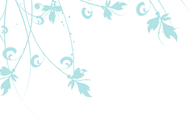Coaching Banner Background - Aqua Leaves Pattern